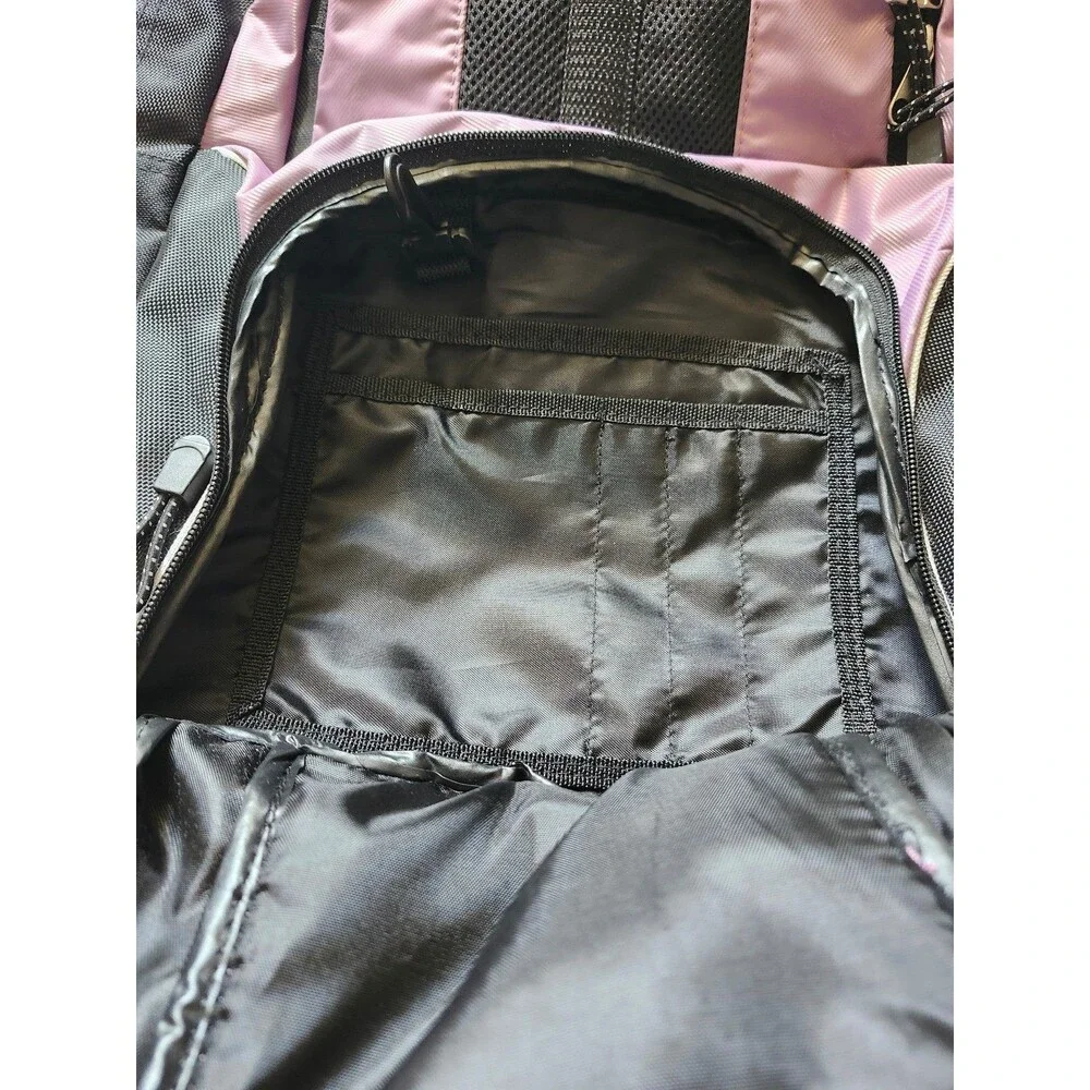 Athletic Backpack Black/Purple.  #102